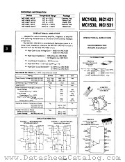 MC1530 datasheet pdf Freescale (Motorola)