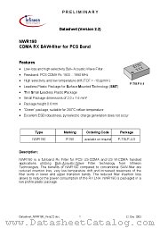 NWR190 datasheet pdf Infineon