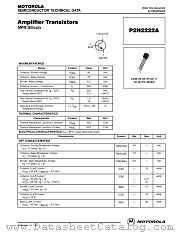 P2N2222 datasheet pdf ON Semiconductor