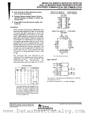 SN54LS114 datasheet pdf Texas Instruments