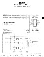 TBA540 datasheet pdf Fairchild Semiconductor