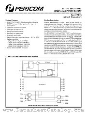 PI74FCT2543T datasheet pdf Pericom Technology