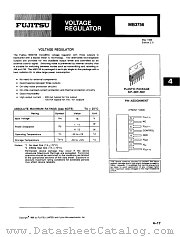 MB3756 datasheet pdf Fuji Electric