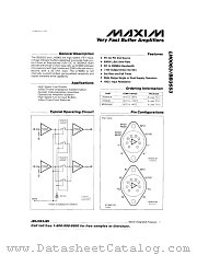 LH0063K datasheet pdf MAXIM - Dallas Semiconductor