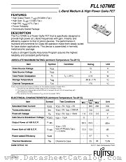 FLL107ME datasheet pdf Fujitsu Microelectronics