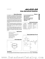 MAX404 datasheet pdf MAXIM - Dallas Semiconductor