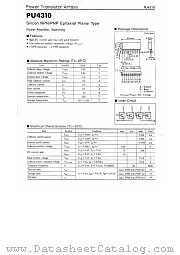 PU4310 datasheet pdf Panasonic