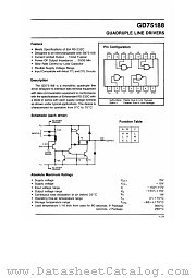 GD75188 datasheet pdf LG Semiconductor