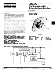 UA78HGA datasheet pdf Fairchild Semiconductor