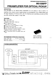M51599FP datasheet pdf Mitsubishi Electric Corporation