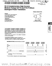 RCA9228 datasheet pdf Harris Semiconductor