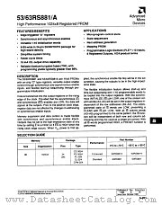 63RS881 datasheet pdf Advanced Micro Devices