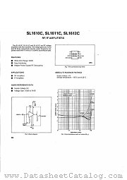 SL1612C datasheet pdf GEC Plessey Semiconductors