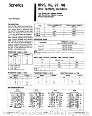8T95 datasheet pdf Signetics