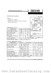 2SC3182 datasheet pdf TOSHIBA