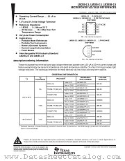 LM385BS8-2.5 datasheet pdf Linear Technology