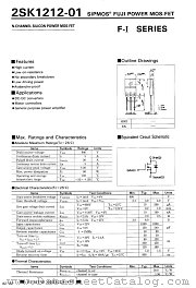 2SK1212-01 datasheet pdf Fuji Electric
