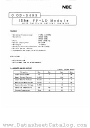 OD-S493 datasheet pdf NEC