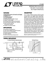 LT1309CS8 datasheet pdf Linear Technology
