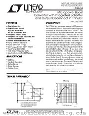 LT3464ETS8 datasheet pdf Linear Technology