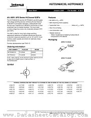 HGTP3N60C3 datasheet pdf Intersil