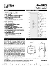GAL20VP8B-15LP datasheet pdf Lattice Semiconductor