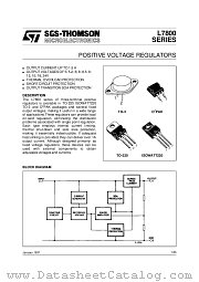 L78XX datasheet pdf ST Microelectronics