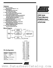 AT5FC256 datasheet pdf Atmel