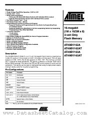 AT49BV162A-70CI datasheet pdf Atmel