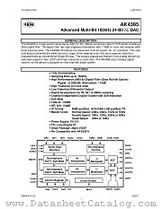 AK4395VF datasheet pdf Asahi Kasei Microsystems
