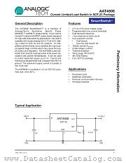 AAT4608IGV-1-T1 datasheet pdf ANALOGIC TECH