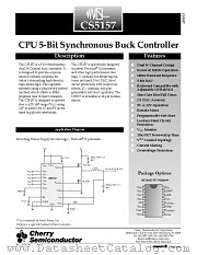 CS5157GDR16 datasheet pdf Cherry Semiconductor