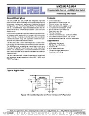 MIC2549A-1BTS datasheet pdf Micrel Semiconductor