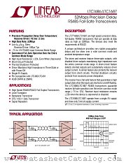 LTC1686CS8 datasheet pdf Linear Technology