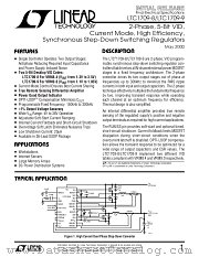LTC1709EG-8 datasheet pdf Linear Technology