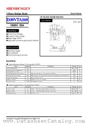 D30VTA160 datasheet pdf Shindengen
