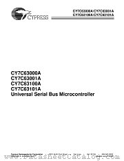 CY7C63001A datasheet pdf Cypress