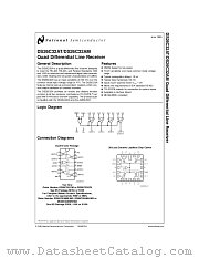 DS26C32AMJ/883 datasheet pdf National Semiconductor