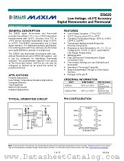 DS620U datasheet pdf MAXIM - Dallas Semiconductor