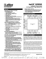 ISPLSI5256VA-125LB208 datasheet pdf Lattice Semiconductor