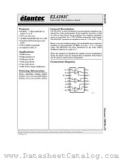 EL4393 datasheet pdf Elantec Semiconductor