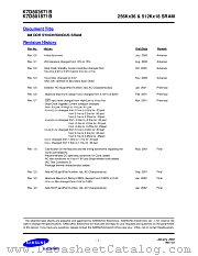 K7D803671B datasheet pdf Samsung Electronic