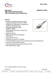 SBH92314Z-FSAN datasheet pdf Infineon