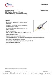 SBM82314N datasheet pdf Infineon
