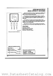 UGN3501 datasheet pdf Allegro MicroSystems