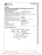 LP3997MM-3.3 datasheet pdf National Semiconductor
