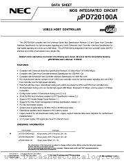 UPD720100A datasheet pdf NEC