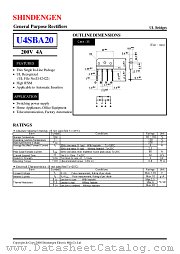 U4SBA20 datasheet pdf Shindengen