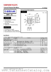 U4SBA60 datasheet pdf Shindengen