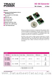 TSI-5.0S2R0M datasheet pdf Traco Electronic AG